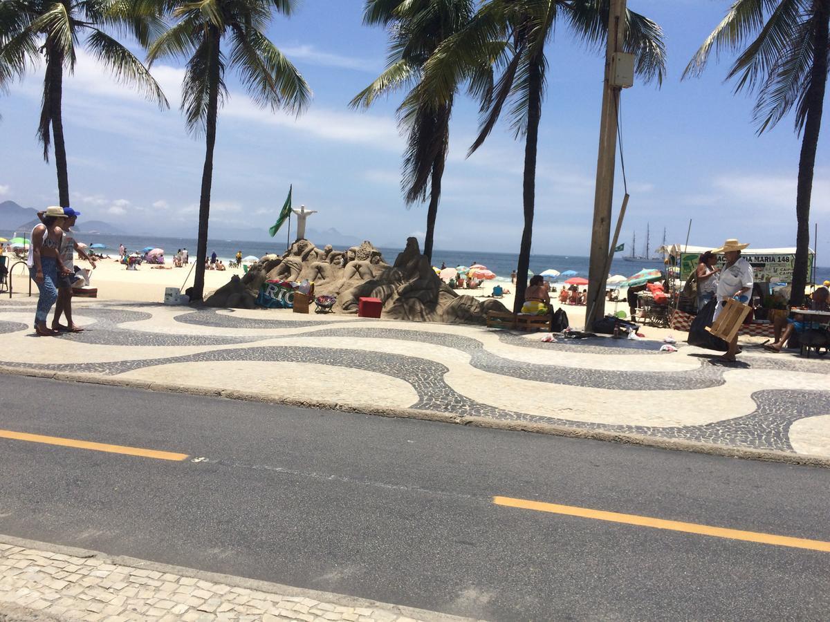 Apartamento Copacabana - Quadra Da Praia Rio de Janeiro Kültér fotó
